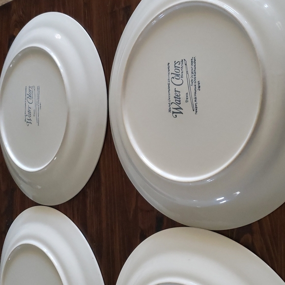 Heartside Water Colors Dinner Plates Japan - Picture 7 of 14